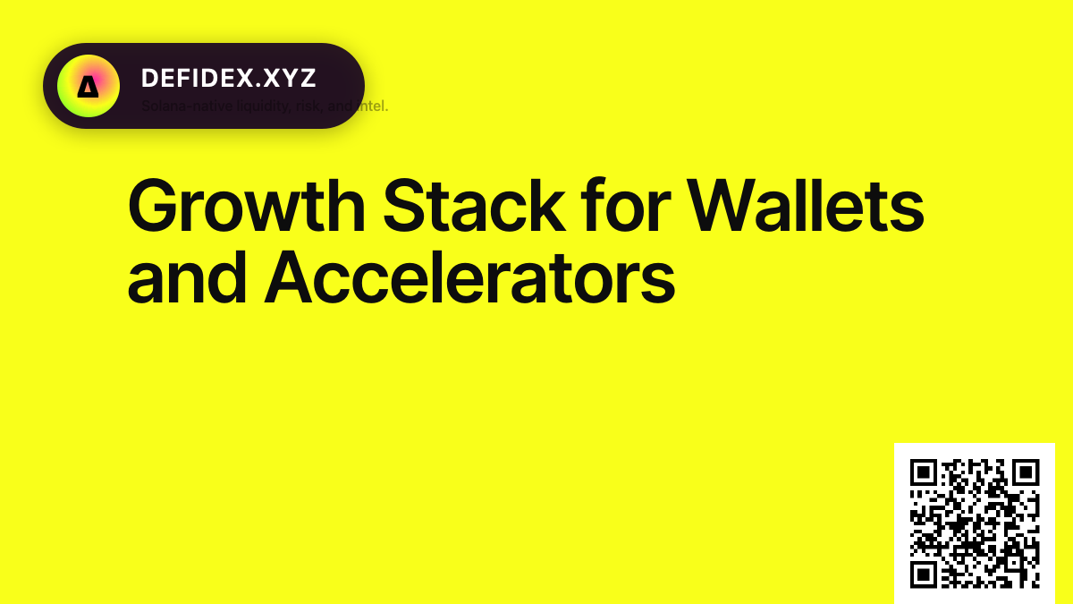 Growth Stack for Wallets and Accelerators